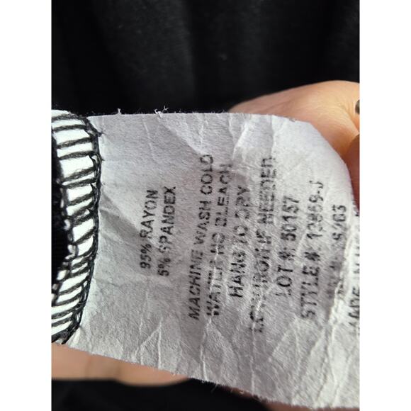 Olivia Rae Long Length Dress L Womens Black Stretch Classic Date Night Pullover - Picture 4 of 6